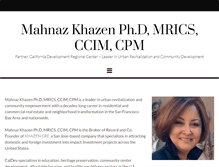 Tablet Screenshot of mahnazkhazen.com